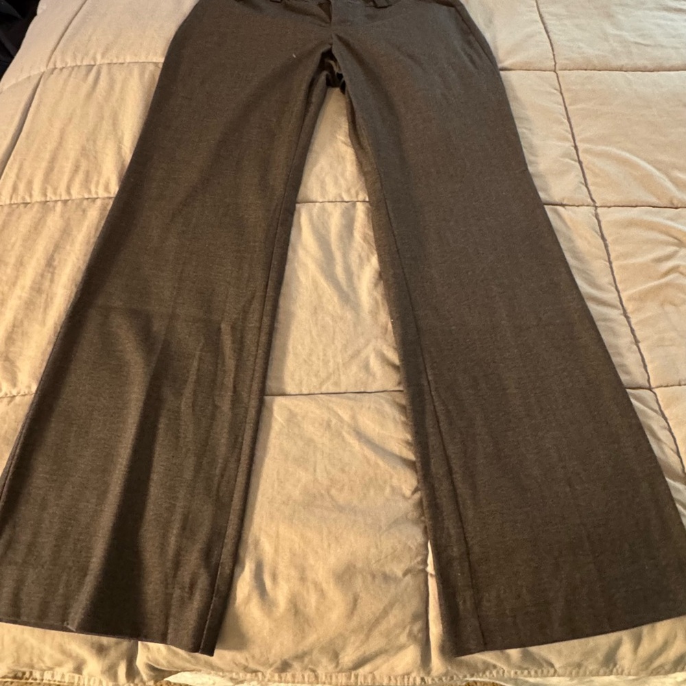 GAP Grey Curvy Fit Flared Leg Pants
